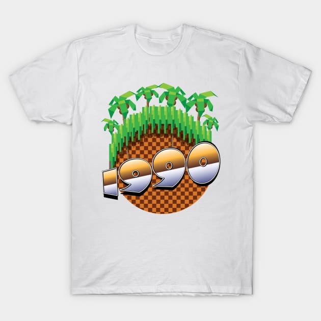 1990 Video game palms T-Shirt by nickemporium1